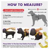 Kimee Dog Raincoat Reversible, Single Side Slicker Poncho Adjustable Waterproof Dog Rain Jacket with Leash HoleReflective Stripe Hooded Snowproof Windproof Clothes for Medium to 2X Large Dogs, XL