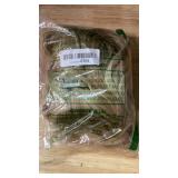 4PCS Clip in Natural Long Wavy Synthetic Hair Extension 20 Inch for Women Dark Golden Mixed Beige Blonde Highlights Hairpieces Thick and Soft Hair Extension