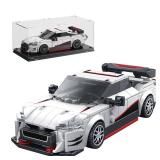 TYCOLE Super Sports Car Building Block Set with Display Case, Speed Race Cars Building Toys, Collectible Model Cars Kits Gift for Boys Girls Adults Technic Car Lovers Kids 6 (317PCS)