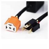 LX-LIGHT (2PCS H4(9003) Anti Flicker Harness Error Free Decoders Fit Any 7 Inch Round LED Headlight Systems Compatible with Jeep Wrangler JK Tj Lj