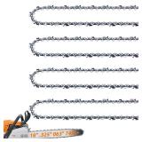 4 Pack 18 Inch Chainsaw Chain for Stihl .325\ Pitch .063\in Gauge 74 Drive Links 26RS 74, Replacement Chains Fit Stihl MS271 Farm Boss MS311 MS291 MS261 36390050074 Oregon L74, V74 and Morein