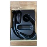 Trucker Bluetooth Headset, Wireless Headset with Mic, Bluetooth Headsets with Dual Noise Cancelling Microphone and Mute Button, 55Hrs Working Time PC Headsets for Cell Phones, Computer, Truck Driver