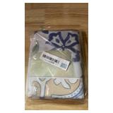 DULUDA 7x5 FT Blue Tiles Lemon Backdrop Summer Fruit Baby Shower Birthday Wall Paper Dessert Table Cloth Photography Background Italian Tiles Party Decorations Banner Photo Booth Props