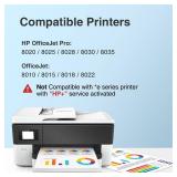 910XL 910 Ink Cartridges for HP Printers Black Compatible for HP 910XL Ink Cartridges Combo Pack Replacement HP OfficeJet Pro 8020 8025 8035 8028 8022 8010 8015(2 Black, 2PK)