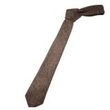 JEMYGINS 2.4\ Cotton Necktie Brown Mens Cashmere Wool Skinny Tie (17)in