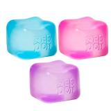 Schylling Needoh Nice Cube Sensory Toy with a Super Solid Squish - Colors May Vary 3 Pack