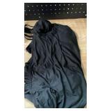 OYOANGLE Womenfts Plus Size Strappy Cold Shoulder Long Sleeve Solid Casual Blouse Top Black 4XL