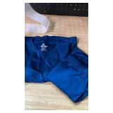 Girls Thermal Underwear Set Ultra Soft Fleece Lined Kids Long Johns Top Bottom Thermals Kids Base Layer Winter Warm Blue size large