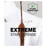 Alimens and Gentle Slim Fit Dress Shirts for Men Long Sleeve Stretch Stain Proof Wrinkle Free Button Down Shirts Formal Shirts large