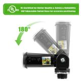 2-Pack, Dusk to DawnDay Night Sensor, Photoelectric Switch, Photo Cell Sensor, 110V120V220V240V Input, UL Listed, IP65 Water-Resistant, Photocell for Outdoor Light