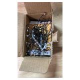 Fairy Lights Battery Operated, Twinkle String Lights Waterproof Silver Wire 5 Feet 60 Led Firecracker Starry Lights for DIY Wreath Party Bedroom Mason Jar Indoor Halloween Decoration, Orange and Purpl