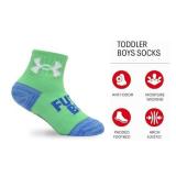 Under Armour baby-boys Multi Pack Essential Quarter Socks Size 4-6 *stock photo may vary in colors*
