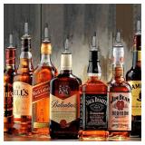 Pafusen 6 Pack Liquor Pour Spout With Dust Caps - Bottle Pourers for Alcohol, Olive Oil - Speed Pourers, Bar Bartender Accessories