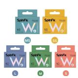 SpinFit W1 for IEM - M - Patented Medical-Grade Silicone Ear Tips, Double W-Shaped Tube Core, More Stability