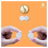 Self Adhesive Dots, Strong Adhesive 0.59 Diameter Sticky Back Nylon Dots, Hook & Loop Dots with Waterproof Sticky Glue Tapes, Very Suitable for Classroom, Office, Home