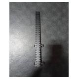 Lion Gears BridgeMount Rail Tactical Picatinny Cantilever .5 Riser, 10 Long, 25 Slots, Complete with Steel Nut and Thumb Bolt, BM2505EXBT, Black