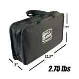 Grill Daddy BBQ Tailgate Grill Accessories Set 6 Piece Full Size Barbeque Set Spatula Tongs Fork Spoon and Multitool Comes in Nice Carrying Case Great Gift Easy Storage