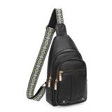 GAEKEAO Sling Bag for Women, Leather Crossbody Bags Fanny Packs for Women Cross Body Bag, Womens Small Crossbody Purse Chest Bag for Travel