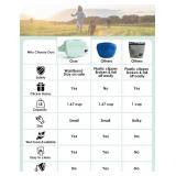 heouvo Dog Treat Pouch with Training Clicker, Upgrade Stronger Magnetic Closure to Avoid Spilling, 1.67 Cup Silicone Treat Bag Fanny Pack with Waist Belt for Pet Training Walking (Green)