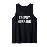 Mens Trophy Husband Tank Top Red 2XL