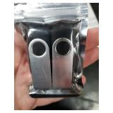 2 Pack 64GB USB Flash Drive USB 2.0 Thumb Drives Jump Drive Fold Storage Memory Stick Swivel Design - Black