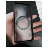 TOCOL for Samsung Galaxy S25 Case, Upgraded Full Camera Protection, Compatible with Magsafe, Drop Protection Slim Magnetic Matte Back Cover for Galaxy S25 6.2-Inch (Black)