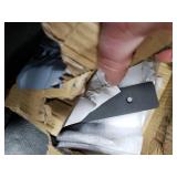 Starunder 6 Pack Floating Shelf Brackets, 6 Inch Heavy Duty Industrial Shelf Bracket, Black Metal L Brackets for Shelves Support DIY(1/5 Inch Thicked)