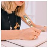 VorkiVecKi Horse Ballpoint Pens Supplies -  Retractable Office Gifts Supplies Horses Black Ink Pen Smooth Fine Point Cartoon Writing Stylus for Journaling School Work Nursing Medical Graduation