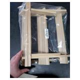 DBlosp Display Riser, Wooden 3 Tier Perfume Stand Organizer, Sturdiness Cupcake Stand Holder, Pure Wood Large Shelf for Party, Decoration and Organization