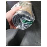 Smiry Front Door Mat Outside Entrance, Heavy Duty Outdoor Indoor Natural Rubber Doormat, Non Slip, Trap Dirt and Moisture, Easy Clean, Low Profile Patio Porch Entryway Mat, 29.5x17, Coffee