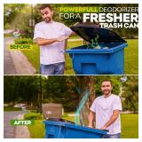 BEEST Dumpster Defender - 1.5lbs Outdoor Trash Can Deodorizer & Liquid Waste Absorber (Made in USA) Biodegradable Trash Can Odor Eliminator - Powerful Garbage Deodorizer for Always-Fresh Bins - 7 Cups