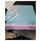 Deli 1.5-inch 3 Ring Binder with 2 Interior Pockets, 325 Sheets Capacity, 1.5 inch Binders fits 11 x 8.5 US Letter Size, Assorted 6 Pastel Colors, 6 Pack