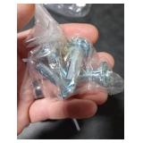 Brass Vintage Antique 2 Ball Caster Wheels - Set of 4 Heavy Duty, 5/16 x 1 1/2 (8 x 38mm) Wheels with Sleeve for Furniture, Chairs, Cabinets