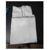 Ranznaz White Standard Pillow Shams Set of 2, 100% Cotton Embroidery Trims Pillowcases, Softer and Breathable Elegant Pillow Cover for Bedding, 20 x 26 Inches