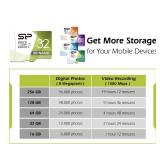 Silicon Power 32GB 3D NAND High Speed MicroSD Card with Adapter