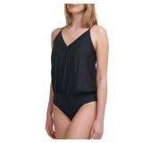 Calvin Klein Womens Lifestyle ONE Piece,Black,8