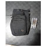 Telena Water Bottle Holder with Strap 40 oz Crossbody Water Bottle Bags for Women Men Walking, Running Black