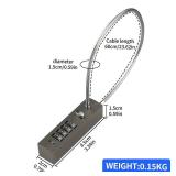 Outdoor Fence Gate Lock Locker - Bike, Cable Chain, Combination Locks