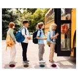 JUESMOS 36 PCS Colorful Number Spot Makers Stickers for Classroom Floor Line Up Spots for Classroom Floor Decals Number Stickers for Teacher Kindergarten Preschool Elementary