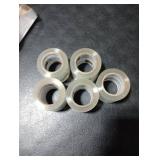 Scotch Sure Start Packing Tape, Clear, Holiday Wrapping Tape with Quiet Unwind and Easy Start, 1.88 in. x 25 yd., 5 Tape Rolls, Packaging May Vary