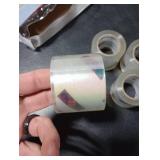 Scotch Sure Start Packing Tape, Clear, Holiday Wrapping Tape with Quiet Unwind and Easy Start, 1.88 in. x 25 yd., 5 Tape Rolls, Packaging May Vary