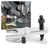 CHRYMUM Ball Joint Separator, Universal Ball Joint Removal Tool for Separating Arms, Tie Rods, and Ball Joints on Cars, Light Trucks, ATVs 1-1/8 to 2-1/8 Adjustable Tie Rod Removal Tool