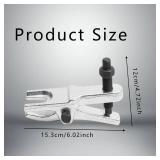 CHRYMUM Ball Joint Separator, Universal Ball Joint Removal Tool for Separating Arms, Tie Rods, and Ball Joints on Cars, Light Trucks, ATVs 1-1/8 to 2-1/8 Adjustable Tie Rod Removal Tool