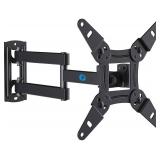 Pipishell Full Motion TV Wall Mount for Echo Show 21/15 and 13-42 Inch Flat Curved Screen TVs & Monitors, Max VESA 200x200mm up to 44lbs, TV Mount Wall Bracket with Rotation Swivel Tilt Extension