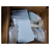 FESTLOVE Set of 8 Blue Cake Stands Donut Holder Round Metal Dessert Display Risers Cupcake Stand Serving Platter for Weddings Birthday Baby Showers Anniversary Party