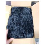 BEDELITE Fleece Blanket Throw XL for Bed Couch, 3D Jacquard Decorative Black Throw, Soft and Cozy Warm Plush Fuzzy Blanket All Seasons Suitable, 50x70Inches