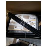 Veehoo Original Outdoor Elevated Dog Bed, Cooling Raised Dog Cot for Large Dogs, Portable Standing Pet Hammock Platform with Washable Breathable Mesh, No-Slip Feet, XX-Large, Black Silver, CWC2201