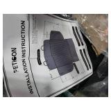 PETICON SUV Cargo Liner for Dogs, Waterproof Pet Cargo Cover Dog Seat Mat for SUVs Sedans Vans with Bumper Flap Protector, Non-Slip, Large Size Universal Fit, Black