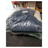 WDCOZY Navy Blue King Size Quilt Bedding Sets with Pillow Shams, Lightweight Soft Bedspread Coverlet, Quilted Blanket Thin Comforter Bed Cover, All Season Summer Spring, 3 Pieces, 104x90 inches