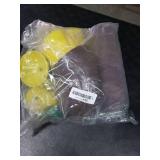 Haundry 18 Coconut Pineapple Cups with 18 Straws, 18 Cocktail Drink Picks, Hawaiian Luau Tiki and Beach Theme Party Decorations for Kids and Adults